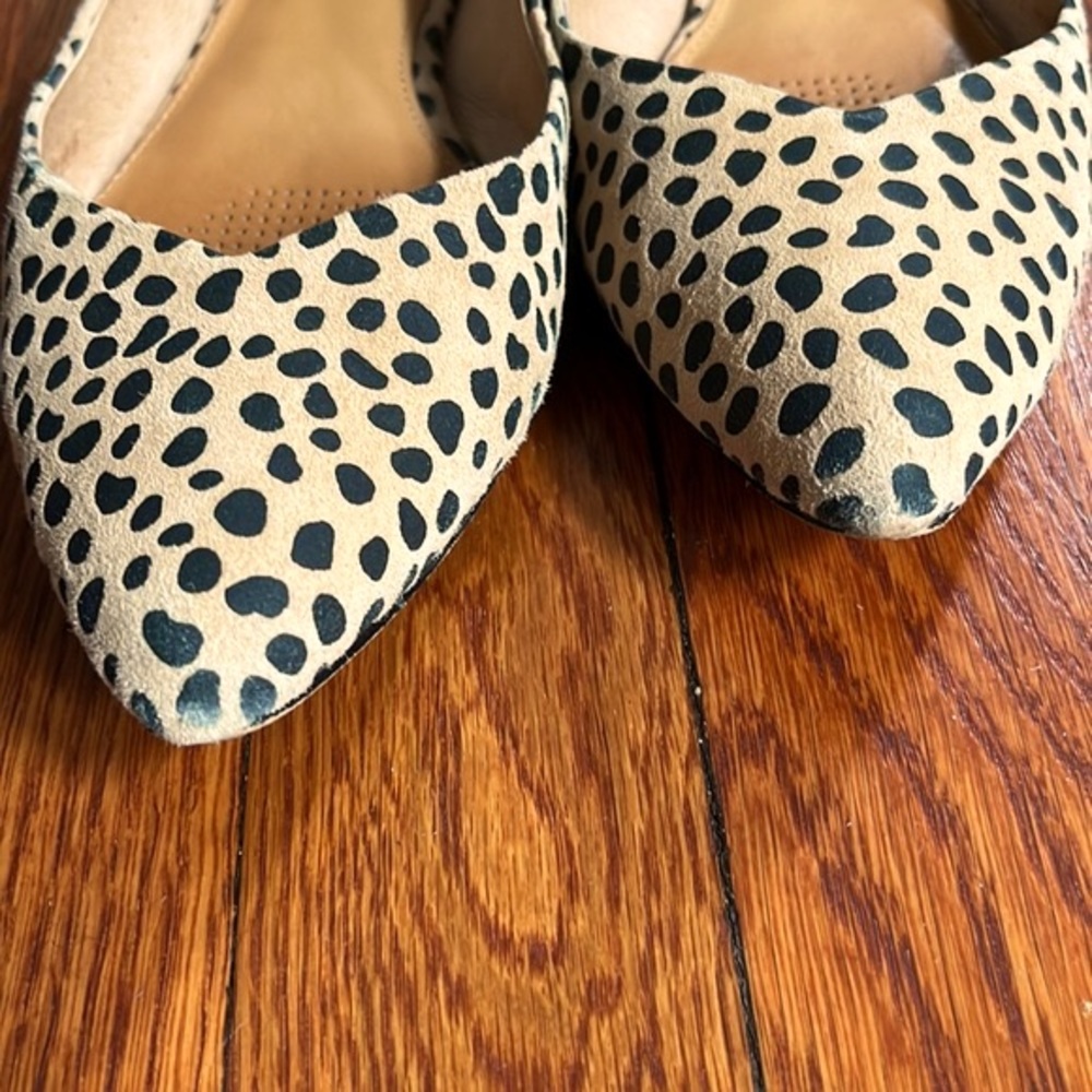 Corso Como Julia Leopard Pointed Toe Flat Size 7 - Picture 6 of 8